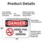 Signmission Diesel Fuel No Smoking with Graphic Danger Sign, Aluminum, 14in W x 10in L, 2PK OS-2PACK-DS-A-1014-L-19325 - alternate 2